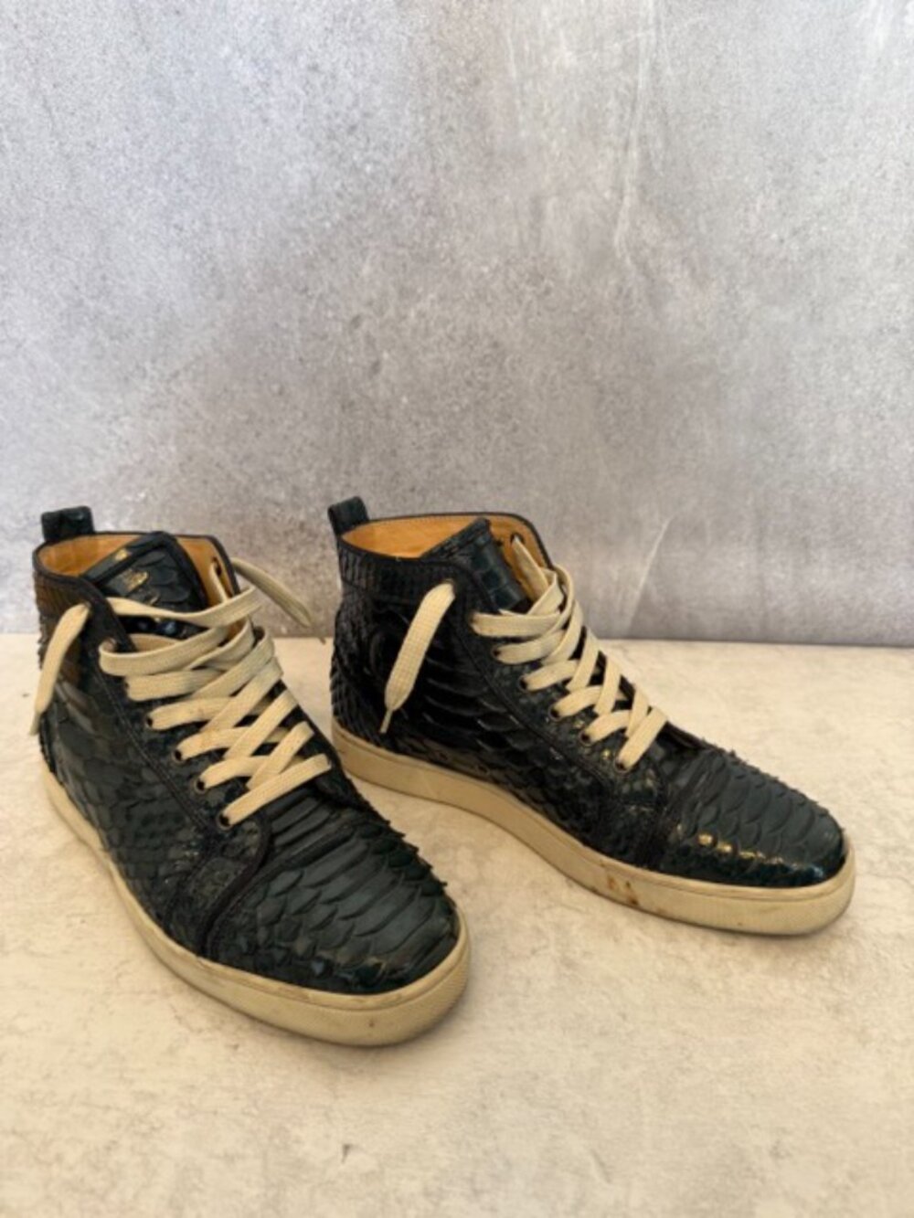 LOUBOUTIN Louis Flat Python Crystal - Picture 5 of 8